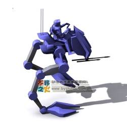 行走的偵察機(jī)械 Max模型