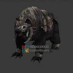 穿著戰(zhàn)甲的熊 Max模型 三邊面