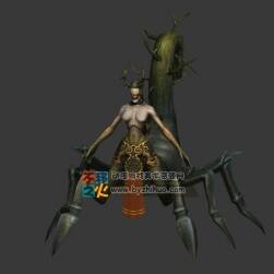 蝎子 妖怪 妖精 女妖 模型