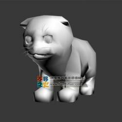 小奶貓 FBX模型 不含貼圖
