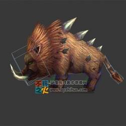 豪豬 野豬 豬怪 模型