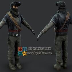 次世代FPS類游戲角色模型