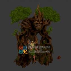 次世代老頭樹妖貓頭鷹模型