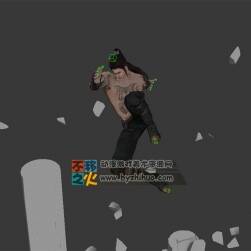 帥哥 成男 武夫 格斗 古裝 模型