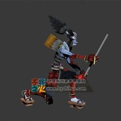 和風(fēng) 骷髏 武士 戰(zhàn)馬 模型