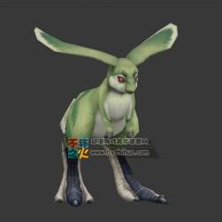 長(zhǎng)腿兔子 Max模型 四邊面