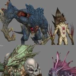 29個(gè)精品怪物模型合集