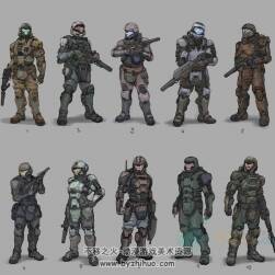 光環(huán)5 守護(hù)者 概念原畫圖集 340P