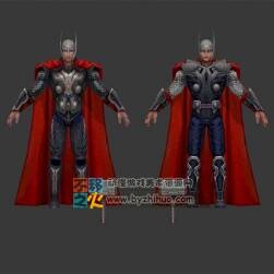 漫威 角色 帥哥 雷神 托兒 模型