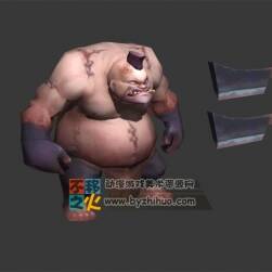 惡鬼 屠夫 駝背 模型