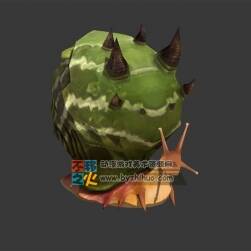 石錐蝸牛 Max模型