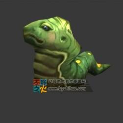 Q一點的小綠毛毛蟲 Max模型