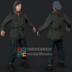 次世代女兵女戰(zhàn)士模型