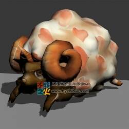 萌萌的羊小獸 Max模型