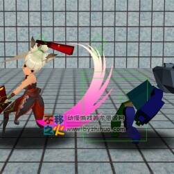 蘿莉 獸耳 扇子 戰(zhàn)斗 近戰(zhàn)  模型