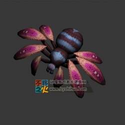 漂亮毛蜘蛛 Max模型