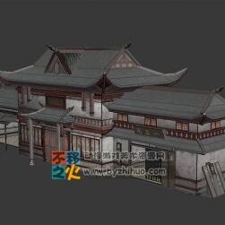 中國(guó)風(fēng)店鋪模型