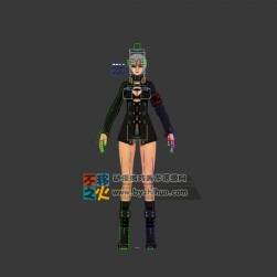 白發(fā) 性感 御姐 美女 模型