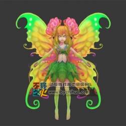 蝴蝶 蝴蝶精 仙子 精靈模型