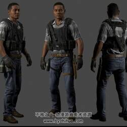 神秘海域4 角色3D效果圖+場景圖集 348P