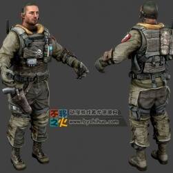 次世代通訊士兵戰(zhàn)士模型