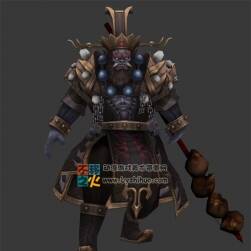 恐怖 惡鬼 地府 黑無常模型