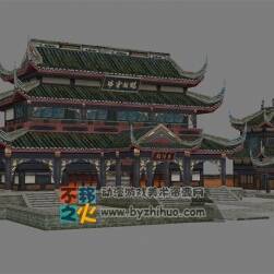 玉清殿 誅仙 游戲場景模型