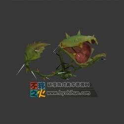 食人花 妖怪 怪物 模型