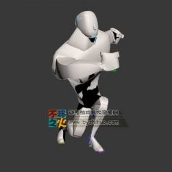 方塊人 白模 醉拳  功夫 模型