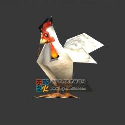 簡化小公雞 Max模型 含全套動(dòng)作
