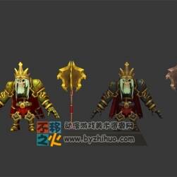 骷髏 戰(zhàn)士 鎧甲 國(guó)王 模型