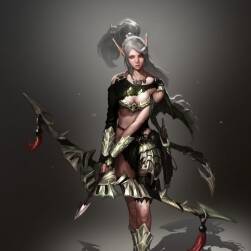 游戲角色素材 射手類角色參考圖集 156P