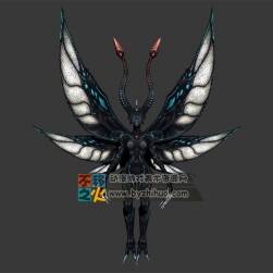 次世代蝴蝶妖妖怪妖女模型