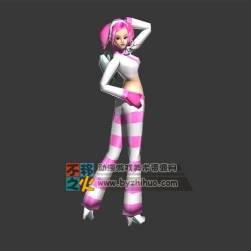 粉衣嘻哈女郎 Max低模