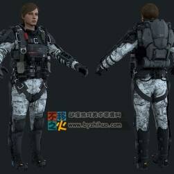 次世代女特種兵女戰(zhàn)士模型