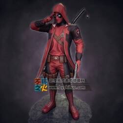 漫威 角色 死侍 模型