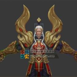 王者榮耀 后羿帶綁骨 max低模