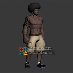 爆炸頭型男 Max模型