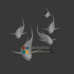 Fish 一群魚Max模型
