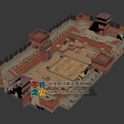 中國風(fēng)要塞模型