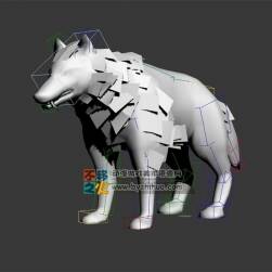 狼 Max模型 不含貼圖