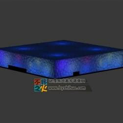 游泳館 奧林匹克水立方模型