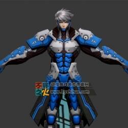 王者榮耀 趙云[未來紀元] 3D模型 帶CS綁定