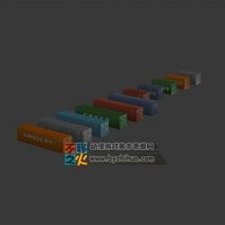 港口集裝箱模型