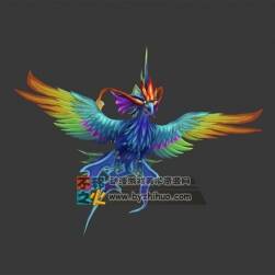 彩羽神鳥 Max模型