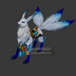 狼坐騎Max模型 含骨骼