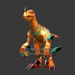 炫彩小恐龍 Max模型