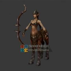 妖精 弓手 女人馬模型