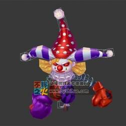 邪惡 馬戲團(tuán) 小丑 彈簧手臂 模型