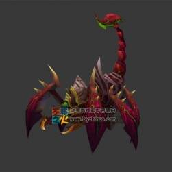 紅色魔蝎 Max模型